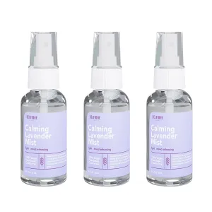 100% Natural Lavender Mist Spray, Organic Face Body Hair Hydrating Mister, Calming for Better Sleep, Vegan non-GMO, 2 ounce (3 Pack)