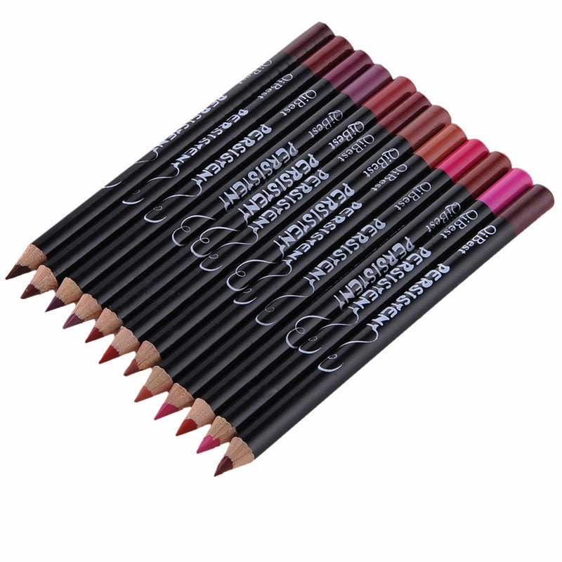 12pcs Professional Multi-functional Lipliner