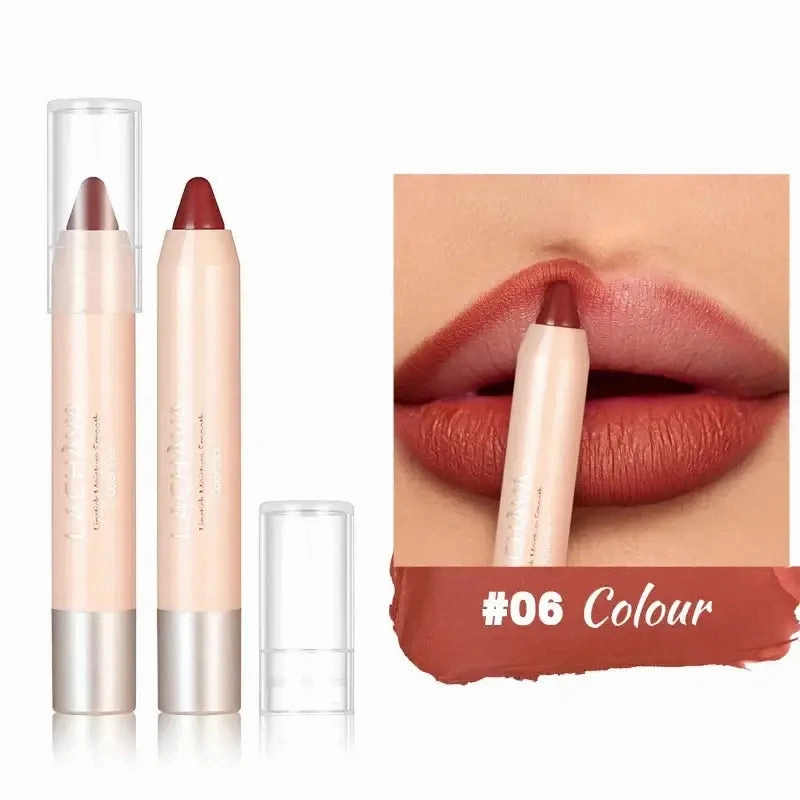 16-colors Lipliner Pencil Waterproof Nude