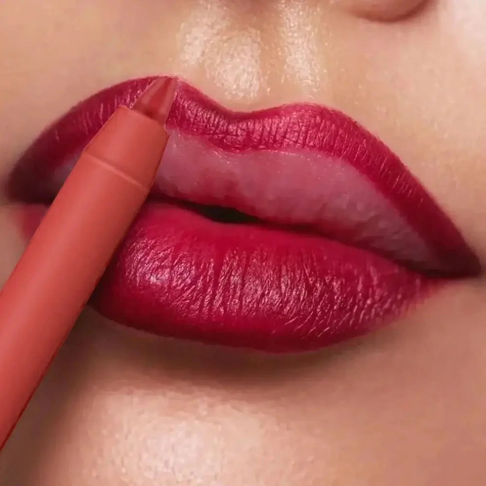 16-colors Lipliner Pencil Waterproof Nude