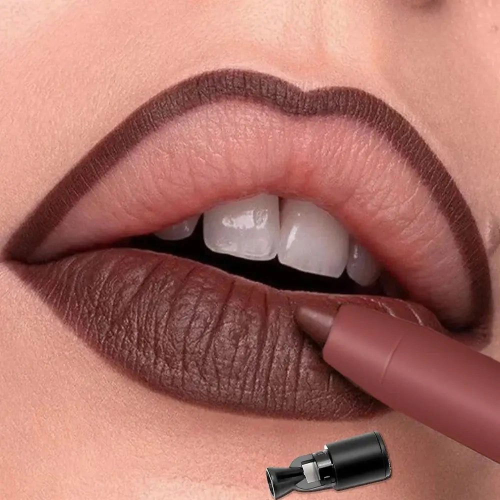 16-colors Lipliner Pencil Waterproof Nude