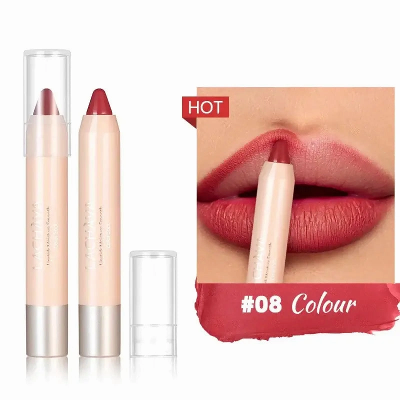 16-colors Lipliner Pencil Waterproof Nude