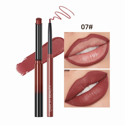 2023 New Matte Nude Lipstick Pen Long Lasting Lipliner Lip Pencil