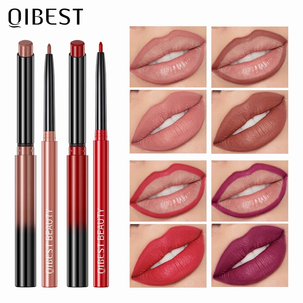 2023 New Matte Nude Lipstick Pen Long Lasting Lipliner Lip Pencil