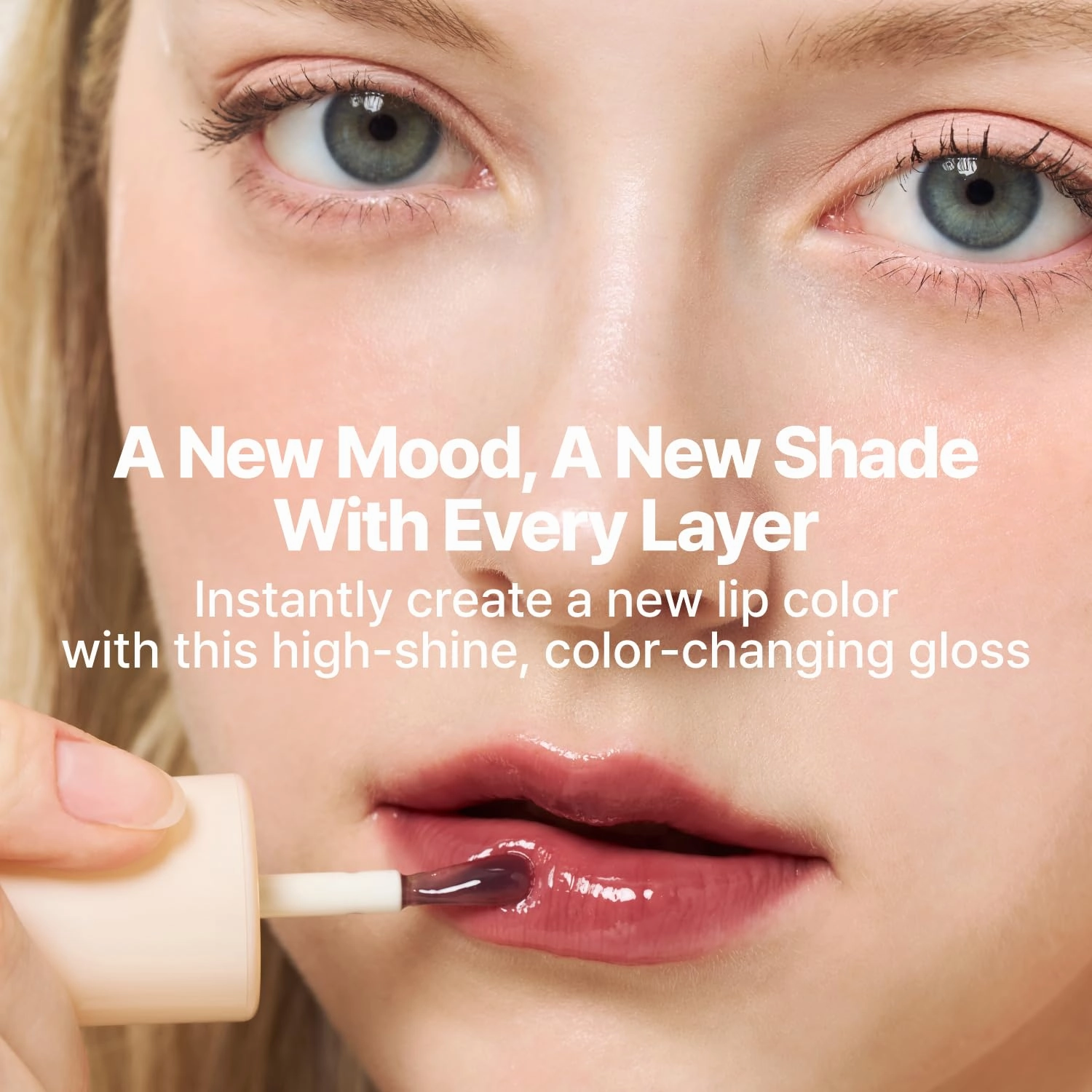3D Changing Gloss | 02 Scene Lavender | Lip Gloss for changing color, Layering Gloss, Long-lasting & Plumping, Glossy | 5.6g