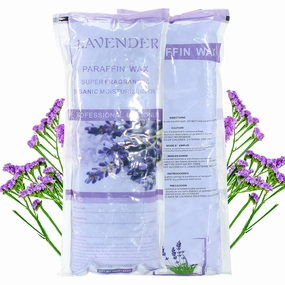 6LBS Paraffin Wax Refills Hands Feet Moisturizing Paraffin Bath Therapy Lavender Wax for Hands Feet (Lavender)