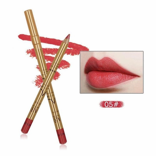 8 Colors Silky Matte Lip Liner Pen Lipstick