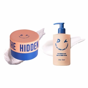 [Dear Doer] The Hidden Body Scrub & Wash - Moisturizing 2-in-1 Scrub Cleanser with Andes Salt/The Hidden Silky Body & Hand Lotion