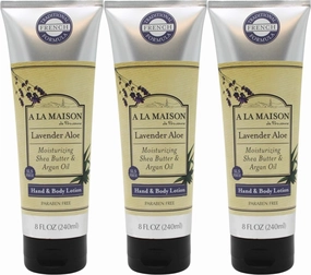 A LA MAISON Lavender Aloe Hand Cream 1.7 oz, 3 Pack
