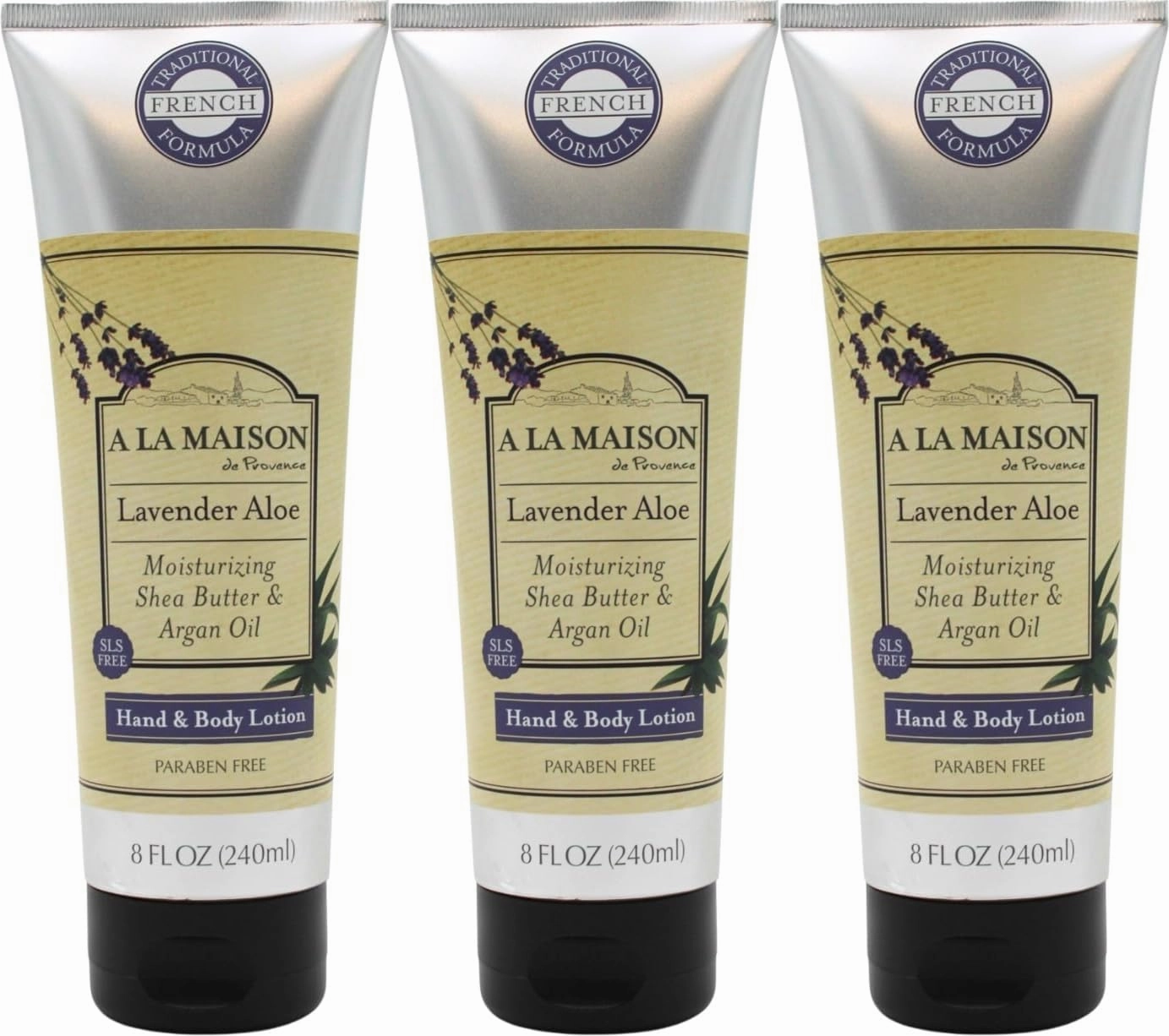 A LA MAISON Lavender Aloe Hand Cream 1.7 oz, 3 Pack