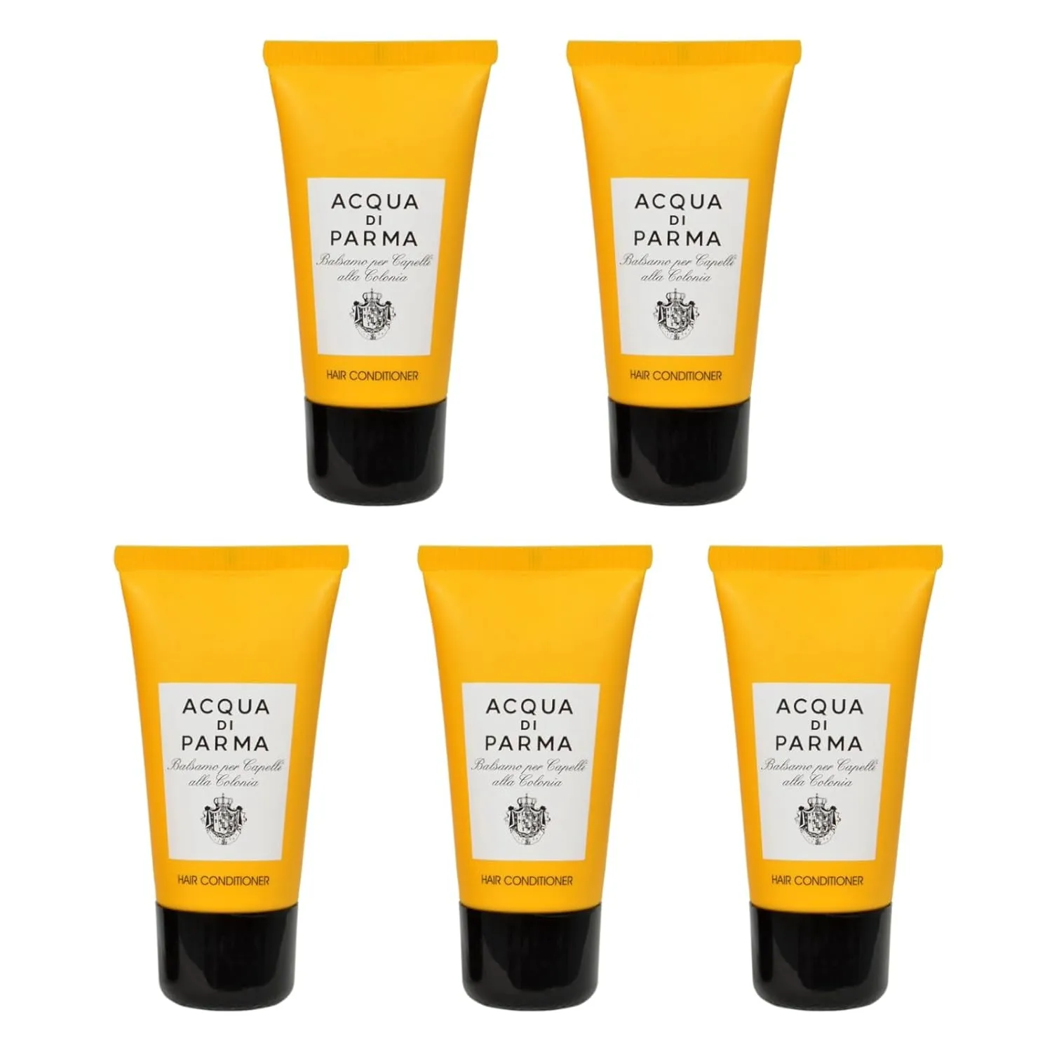 Acqua Di Parma Colonia Hair Conditioner Pack of 5 Travel Size Each 1.35 FL Oz, Moisturizing Hydrating Conditioner - 5 Packs 6.76 FL Oz