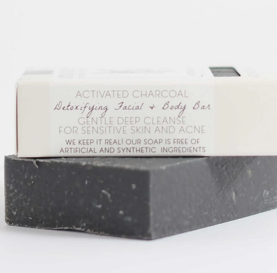 Activated Charcoal Bar Soap - Detoxifying
