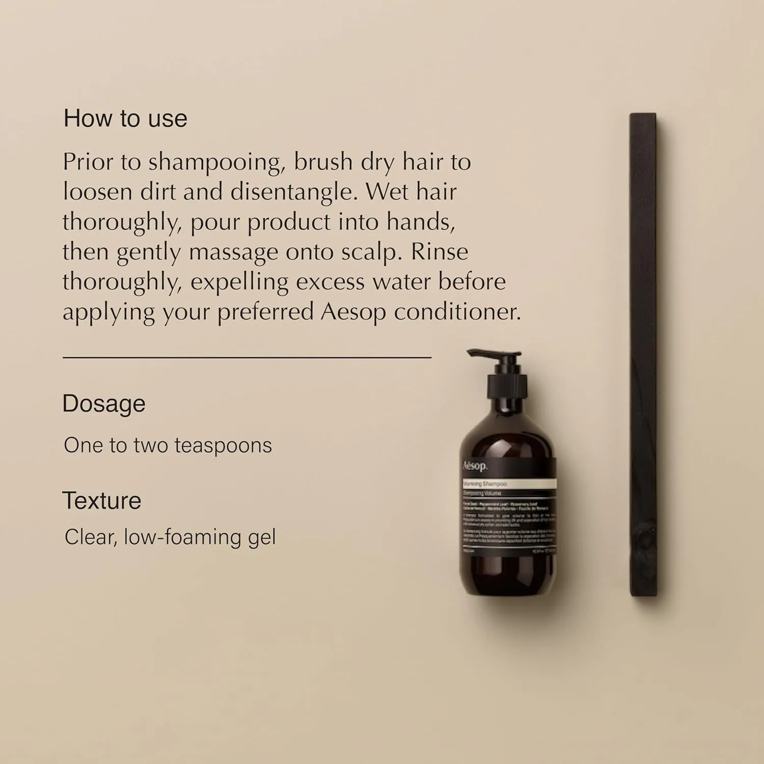 Aesop Volumising Shampoo and Classic Conditioner Set | Volume and Hydration for Thin to Fine Hair | Paraben, Cruelty-free & Vegan | 17.2 oz   16.9 oz