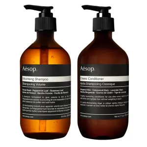 Aesop Volumising Shampoo and Classic Conditioner Set | Volume and Hydration for Thin to Fine Hair | Paraben, Cruelty-free & Vegan | 17.2 oz   16.9 oz