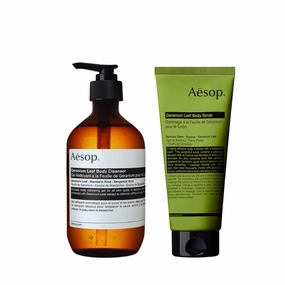 Aesop Geranium Leaf Body Cleanser   Scrub | 16.9 oz   6.2 oz