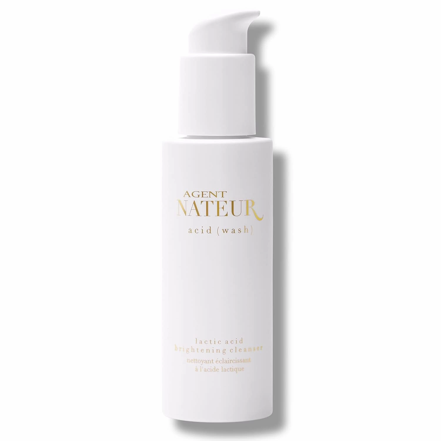 Agent Nateur - acid (wash) Natural Lactic Acid Skin Illuminating Cleanser | Vegan, Non-Toxic, Clean Skincare (4.05 fl oz | 120 mL)