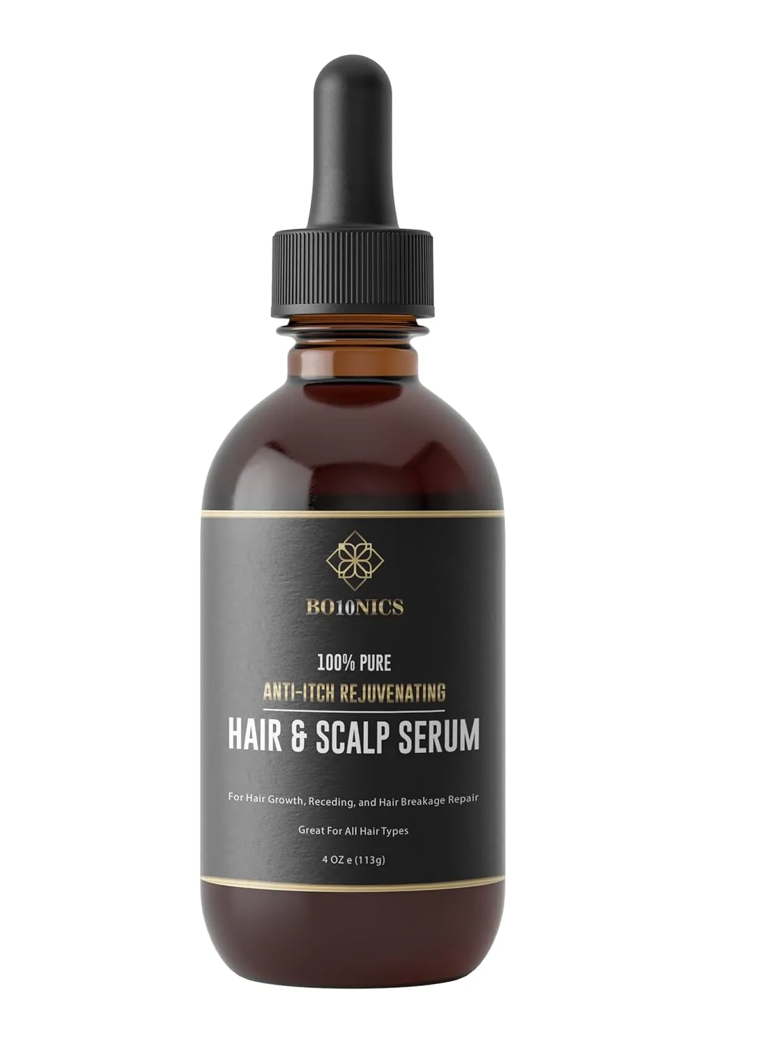 Anti-Itch Rejuvenating Hair and Scalp Serum - Dry Itchy Scalp Oil – Natural Itchy Scalp Care with Essential Hair Growth Oils – Scalp Soothing Serum for Light Hydration and Nourishment – 4oz