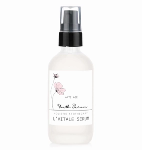 Anti Age Organic Face Serum Facial Moisturizer Rosewater & Glycerin - Retinol - Vitamin C - Niacinamide - Coenzyme Q10 - Hyaluronic Acid is Hydrating and Regenerates Skin. 2 FL OZ Glass Bottle W/Pump