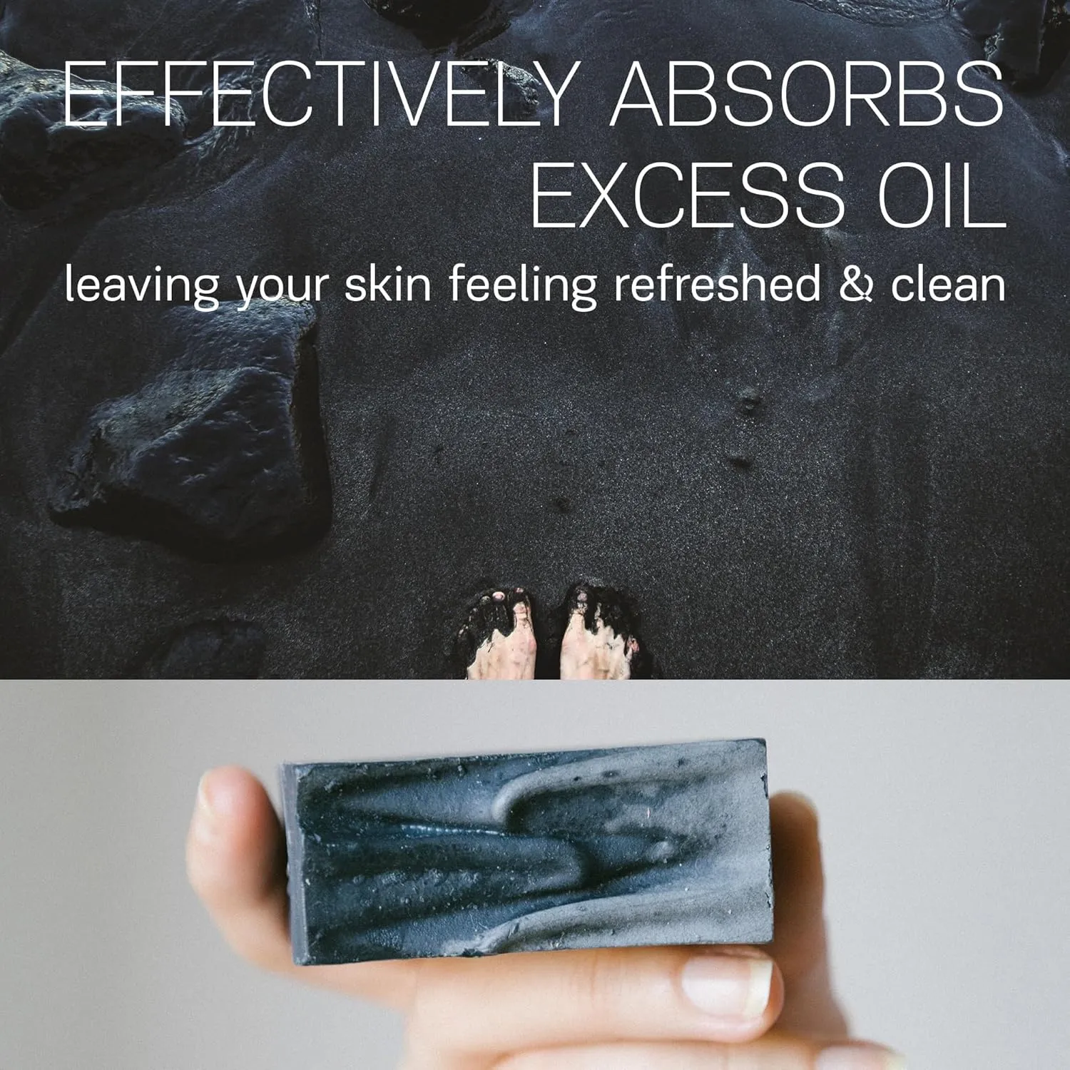AUTHENTIC BATH & SOAP - Activated Charcoal Soap Bar - Cold Processed, Cleansing & Detoxifying Wash for Men & Women, Handmade, Cruelty Free, Vegan, no Parabens or Sulfates. (Pack of 2) 4.2 Oz Each