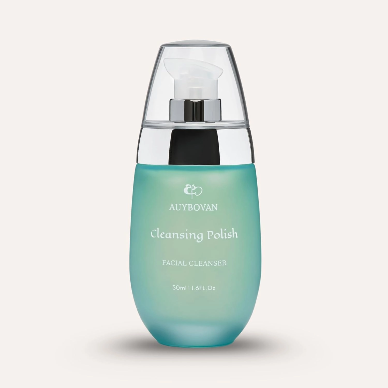 Auybovan's Acne Cleansing Polish for Face - Gentle Exfoliation, Deep Cleansing, Skin Refinement - Effective Natural Skin Care - Blue Pea Flower, Turmeric, Yellow Vine