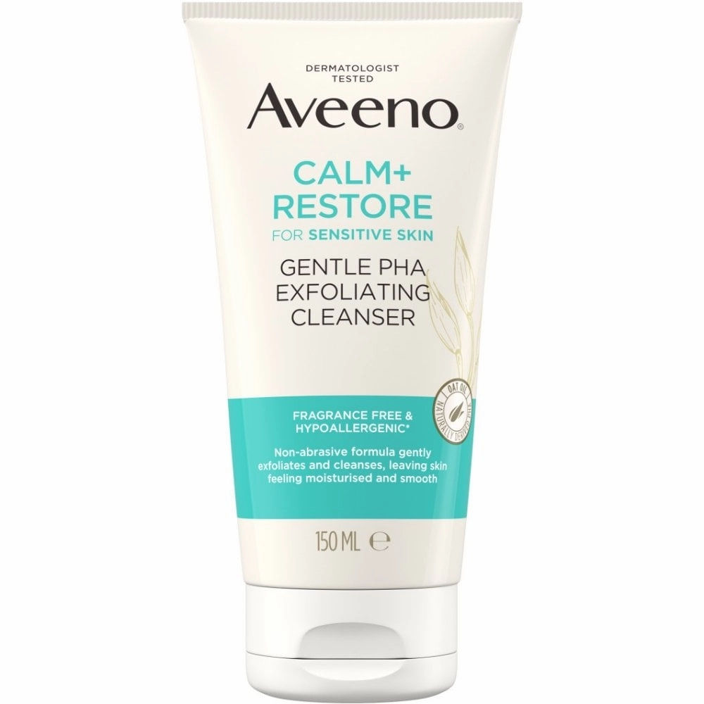 Aveeno Face Calm  Restore Gentle PHA Exfoliating Cleanser 150ml