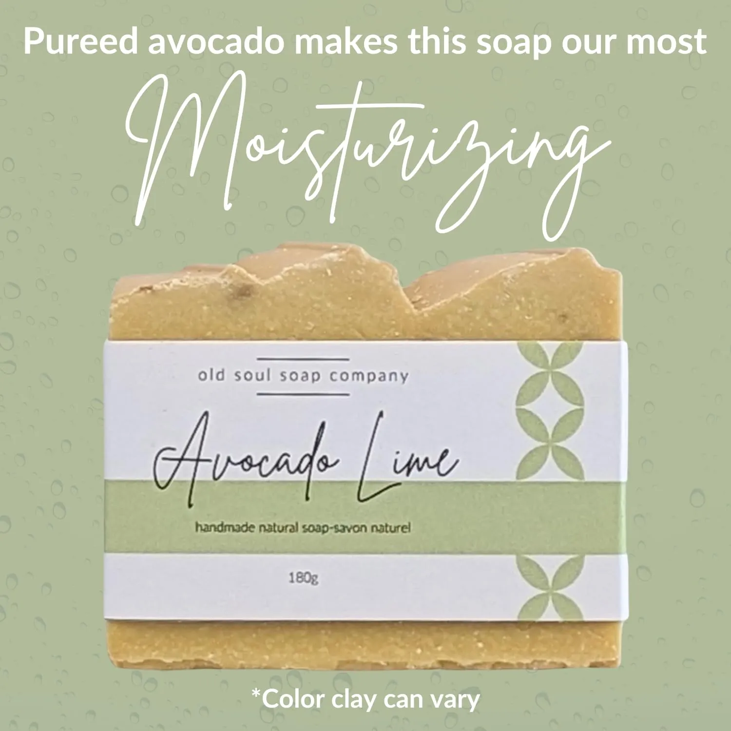 Avocado Lime Soap Collection Soap Bar – Skin Renewing, Vegan-Friendly with Lavender & Tea Tree Oil – Deep Cleansing & Nourishing for Glowing Skin – 5.8 oz Pack 4