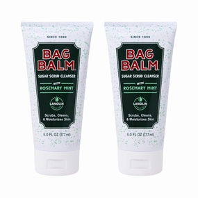 Bag Balm Sugar Scrub Foaming Cleanser with Rosemary and Mint | Pack of 2