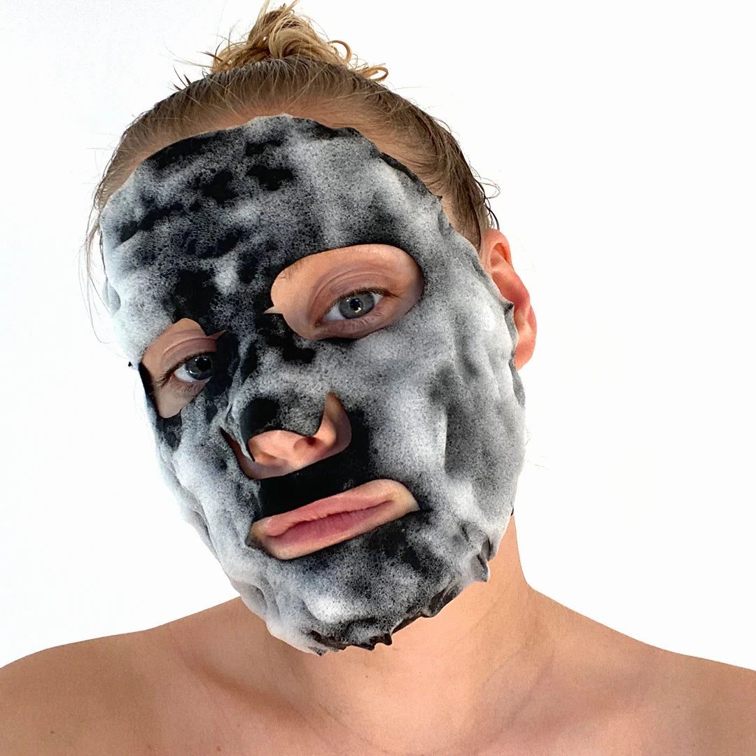 Beauty Pro Detoxifying Bubbling Cleansing Mask With Activated Charcoal