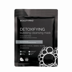 Beauty Pro Detoxifying Bubbling Cleansing Mask With Activated Charcoal