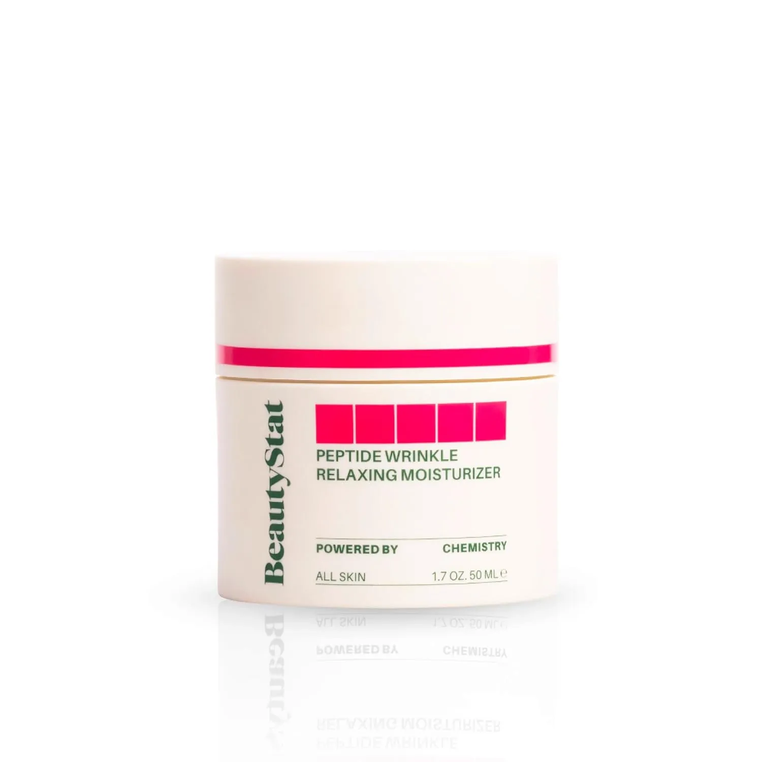 BeautyStat Peptide Wrinkle Relaxing Moisturizer - Made in the USA - Created by a 20  Year Skincare Veteran Cosmetic Chemist - 1.7oz/50ml