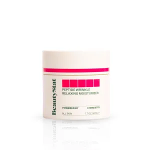 BeautyStat Peptide Wrinkle Relaxing Moisturizer - Made in the USA - Created by a 20  Year Skincare Veteran Cosmetic Chemist - 1.7oz/50ml
