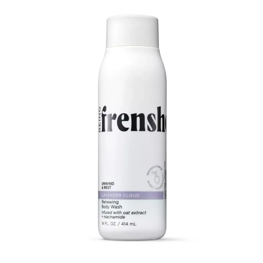Being Frenshe Renewing and Hydrating Clean Body Wash with Niacinamide ~ Floral Lavender Cloud ~ (14 fl oz) ~ (1 Pack)