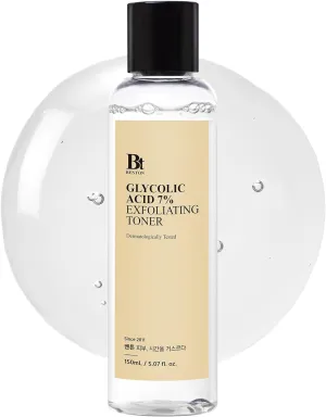 Benton Glycolic Acid 7% Exfoliating Toner with Niacinamide - Gentle AHA Toner for Brighter Skin & Even Tone - Balances Oil & Moisture - Hydrating, Cruelty-Free Korean Skin Care