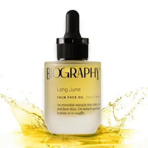 Biography Long June Quieting Face Oil, 30ml - Natural Smoothing & Clarifying Dry Oil. Clarifying, Moisturizing & Hydrating Beauty Facial Oil for Women w/Camellia, Vitamin E & Marula