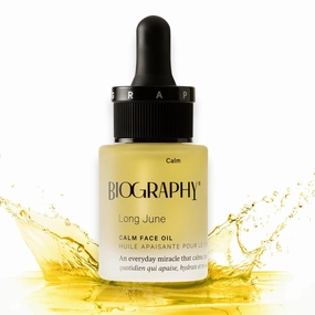 Biography Long June Quieting Face Oil, 13ml- Natural Smoothing & Clarifying Dry Oil. Clarifying, Moisturizing & Hydrating Beauty Facial Oil for Women w/Camellia, Vitamin E & Marula