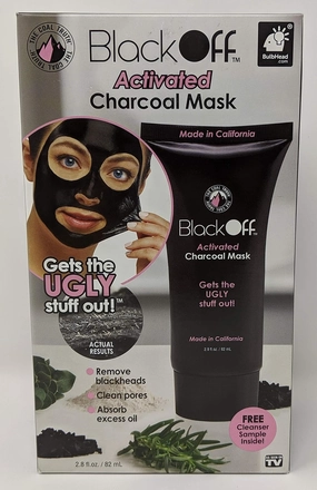 Black Off Activated Charcoal Mask - Detoxifying Skin Treatment