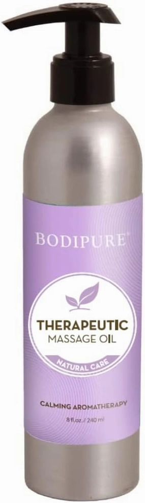 BODIPURE Lavender Aromatherapy Massage Oil for Body - Perfect for Professional Massage Therapy - Rich in Vitamins and Minerals - Skin Hydrating, Massaging, Relaxing Muscles, and Joints, 8 fl. oz.