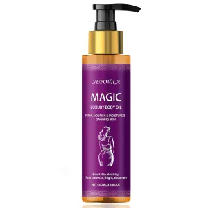 Body Firming Oil, Natural Botanicals Hydrating Firming O il for Women, Fast-Absorbing with Cactus Extract & Camellia Oil, Vitamin E, Targets Abdomen/Thighs, 3.38 OZ