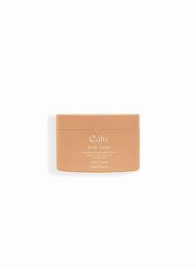 Body Sand Foaming Body Scrub – Exfoliating & Purifying with Squalane and Natural Oils, Coconut & Jasmine Scent, Vegan & Cruelty-Free by Ealu Moments