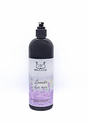 Body Wash for Sensitive Skin, 16 oz – Moisturizing & Hydrating Shower Gel, Gentle Daily Cleanser with Nourishing Formula for Dry Skin, Soft Smooth Skin Care (Lavender)