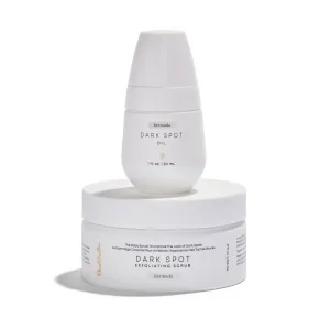 Bushbalm Dark Spots and Ingrown Hair 2 Step Routine - Rejuvenate and Nourish - Ingrown Hair Oil (30 ml) and Exfoliating Scrub (236 ml) - Bermuda