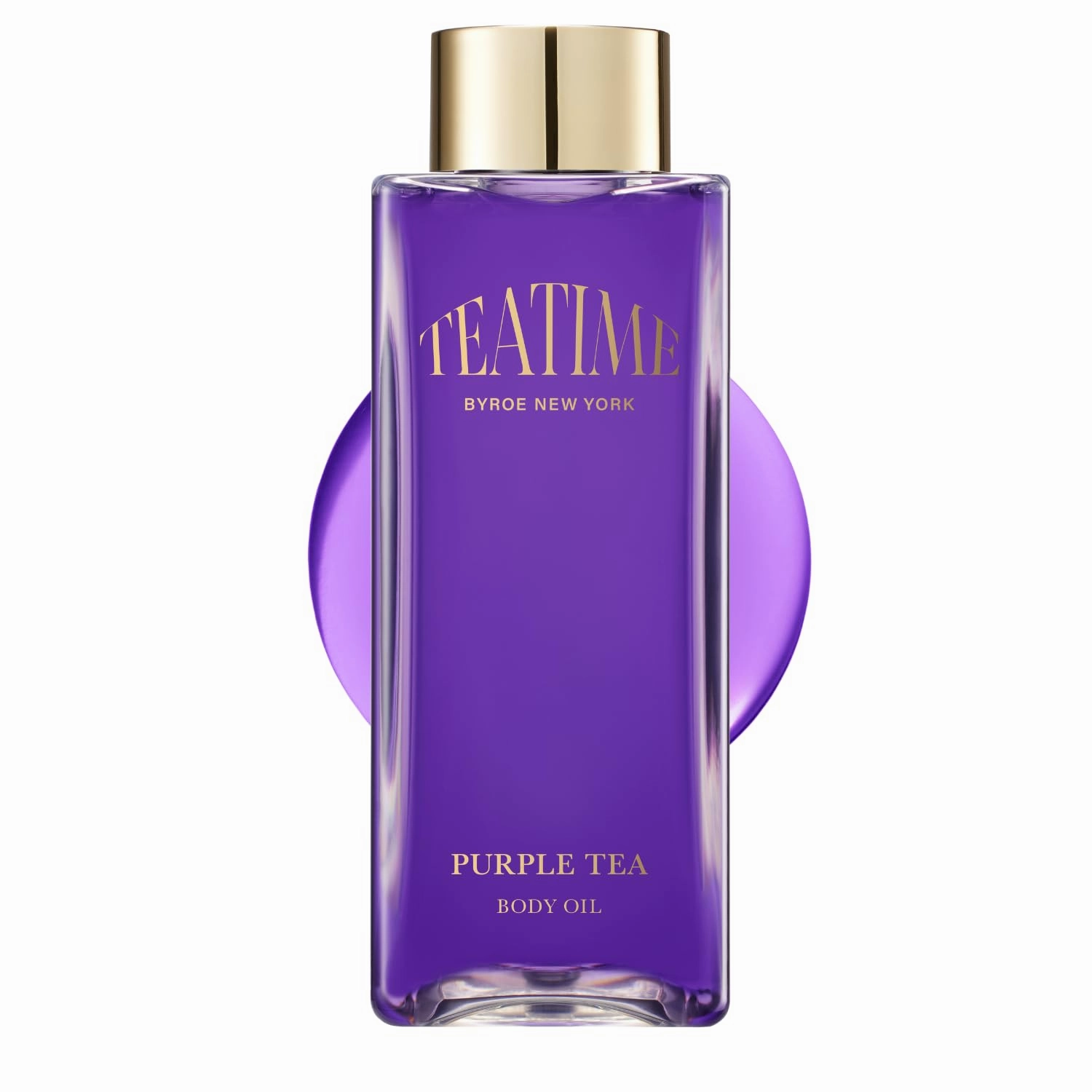 Byroe Purple Tea Body Oil | Moisturizing Almond Oil and Resurfacing BHA for Dry Skin | Lavender and Jasmine Scent | Lightweight and Fast Absorbing | Vegan, 65 ML