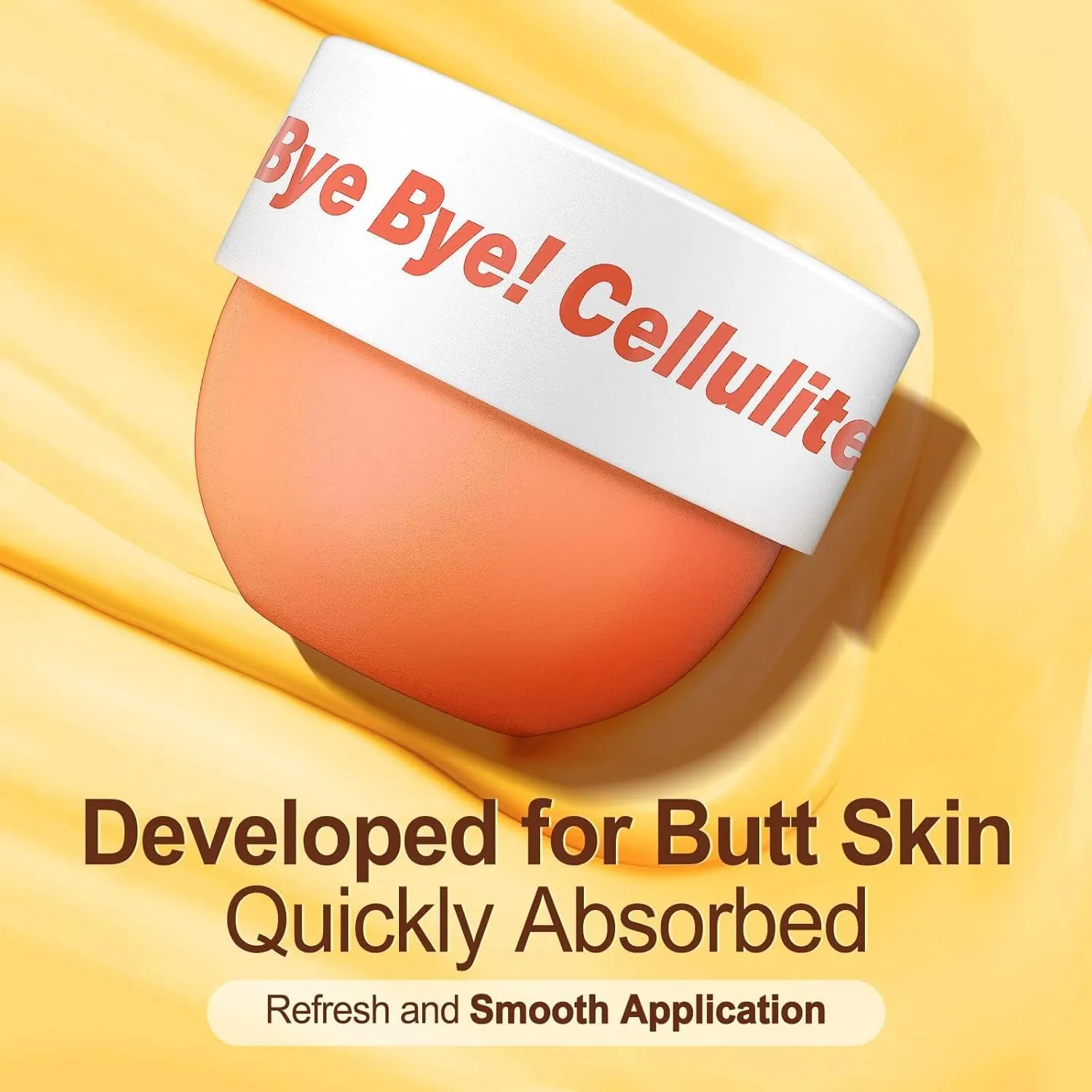 Cellulite Cream, Caffeine Hot Cream for Butt and Thighs, Cellulite Remover, 5.5 Oz Anti Cellulite Infused with Caffeine, Green Tea, Skin Tightening Cream for Body