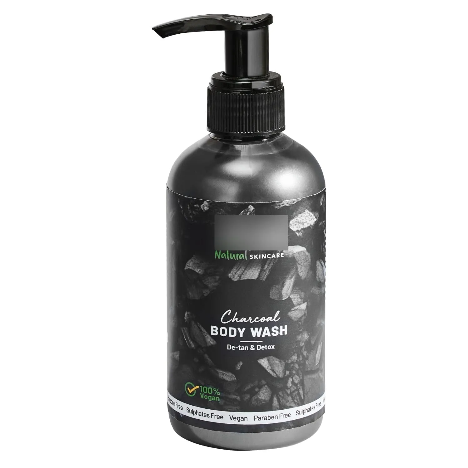 Charcoal Body Wash | Deep Cleansing & Detoxifying | Removes Dirt, Oil & Impurities | Enriched with Activated Charcoal |100% Pure & Natural Ingredients | Suitable for All Skin Types | 220ml