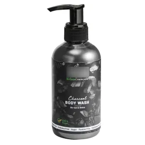 Charcoal Body Wash | Deep Cleansing & Detoxifying | Removes Dirt, Oil & Impurities | Enriched with Activated Charcoal |100% Pure & Natural Ingredients | Suitable for All Skin Types | 220ml
