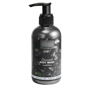 Charcoal Body Wash | Deep Cleansing & Detoxifying | Removes Dirt, Oil & Impurities | Enriched with Activated Charcoal |100% Pure & Natural Ingredients | Suitable for All Skin Types | 220ml