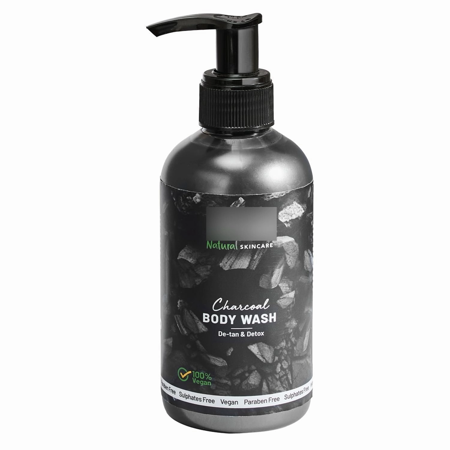Charcoal Body Wash | Deep Cleansing & Detoxifying | Removes Dirt, Oil & Impurities | Enriched with Activated Charcoal |100% Pure & Natural Ingredients | Suitable for All Skin Types | 220ml