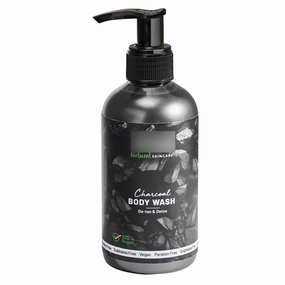 Charcoal Body Wash | Deep Cleansing & Detoxifying | Removes Dirt, Oil & Impurities | Enriched with Activated Charcoal |100% Pure & Natural Ingredients | Suitable for All Skin Types | 220ml