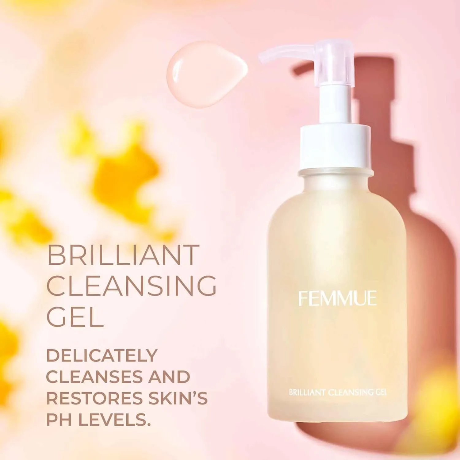 Cleansing Gel Face Wash (4.2 oz) | Hydrating Daily Facial Gel Cleanser & Makeup Remover with Blueberry Extracts | Korean Skincare