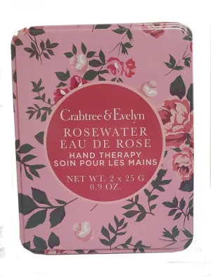 Crabtree & Evelyn Hand Therapy Rosewater 2pc Gift Tin
